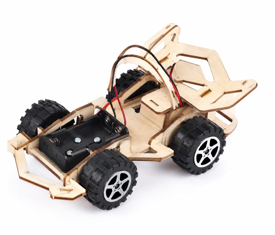 Explore Series Race Car, a working build kids wire themselves