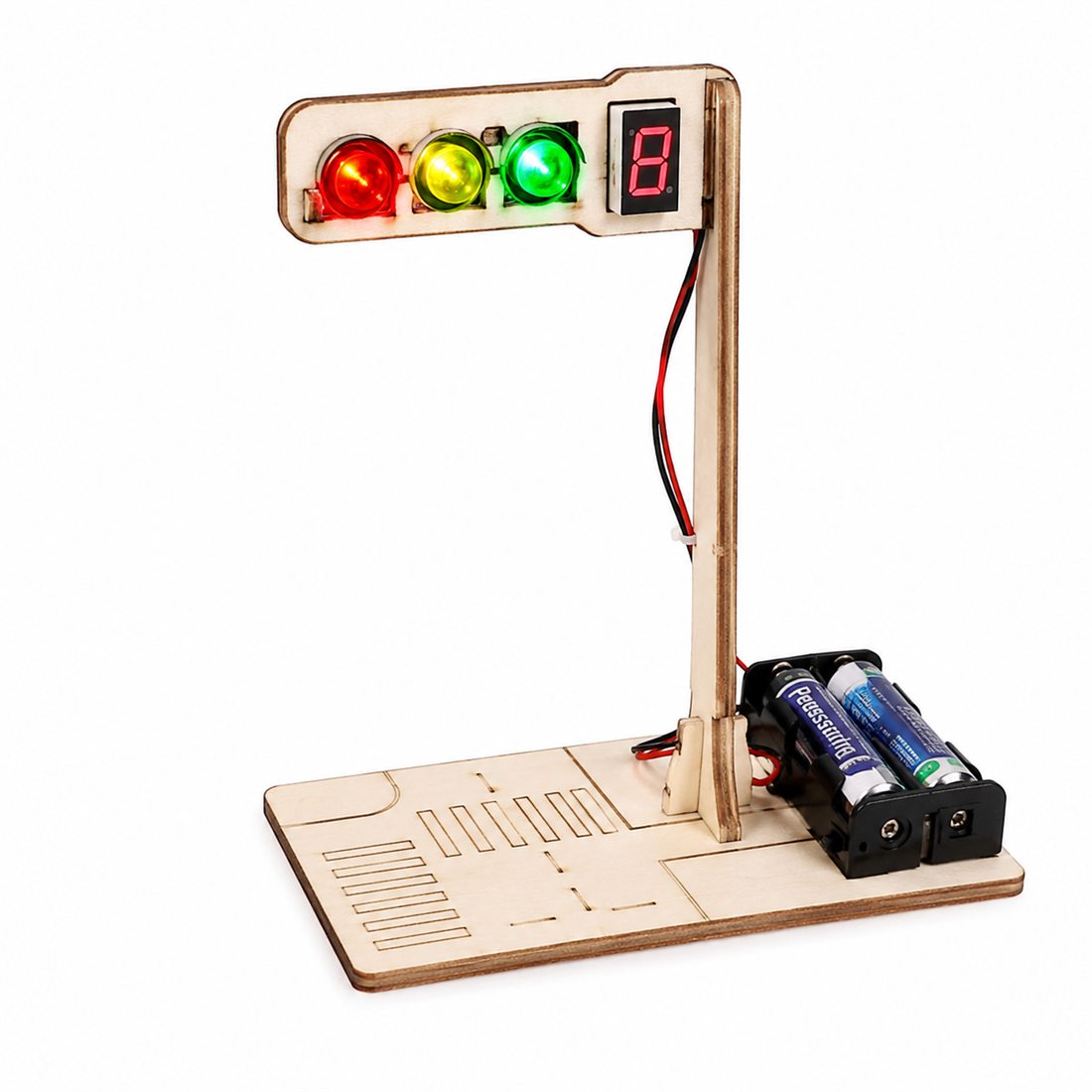 Traffic Light Simulator build glowing in progress